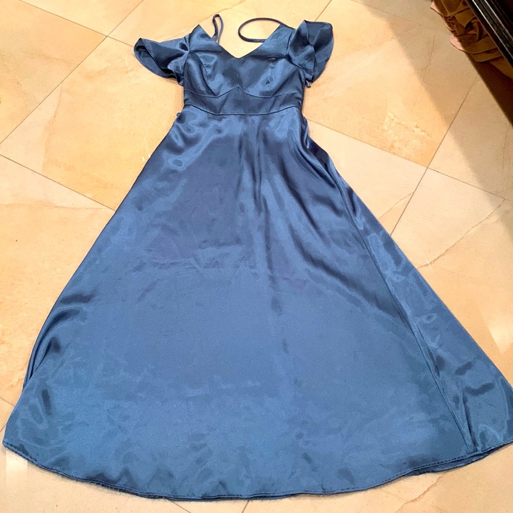 David’s Bridal junior bridesmaid dress